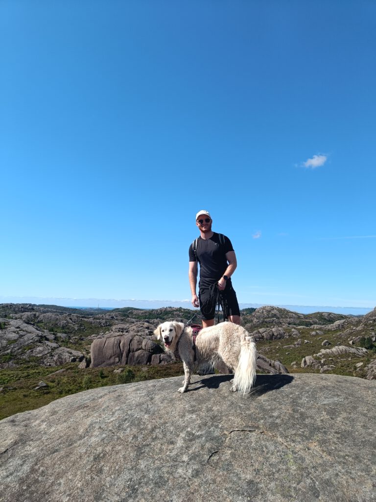 Wandelroute trollpikken met hond